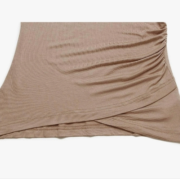 Beauhuty Women's Top Deep V Neck Slim Fitted Long Sleeves T-Shirt  NWT Size M - Picture 4 of 11